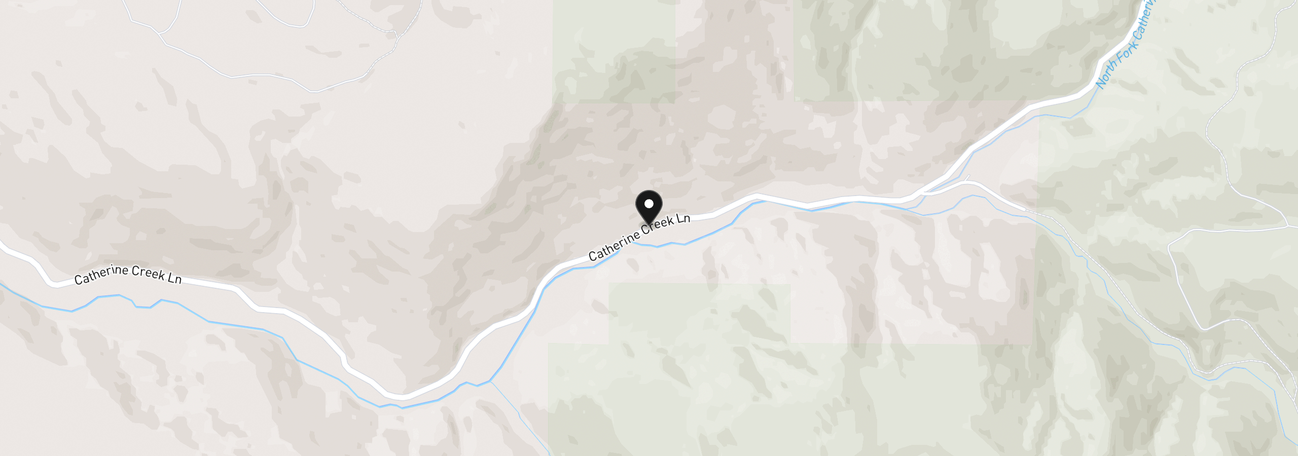 Map showing the location of 1701 Catherine Creek Lane, Union, OR 97883