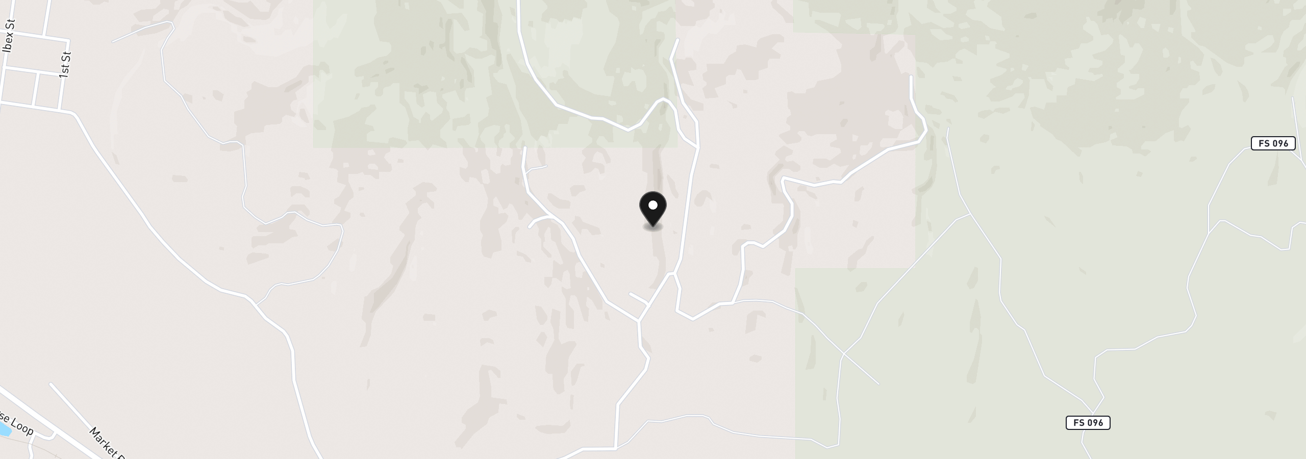 Map showing the location of 40327 Bear Gulch Rd, Baker City, OR 97814