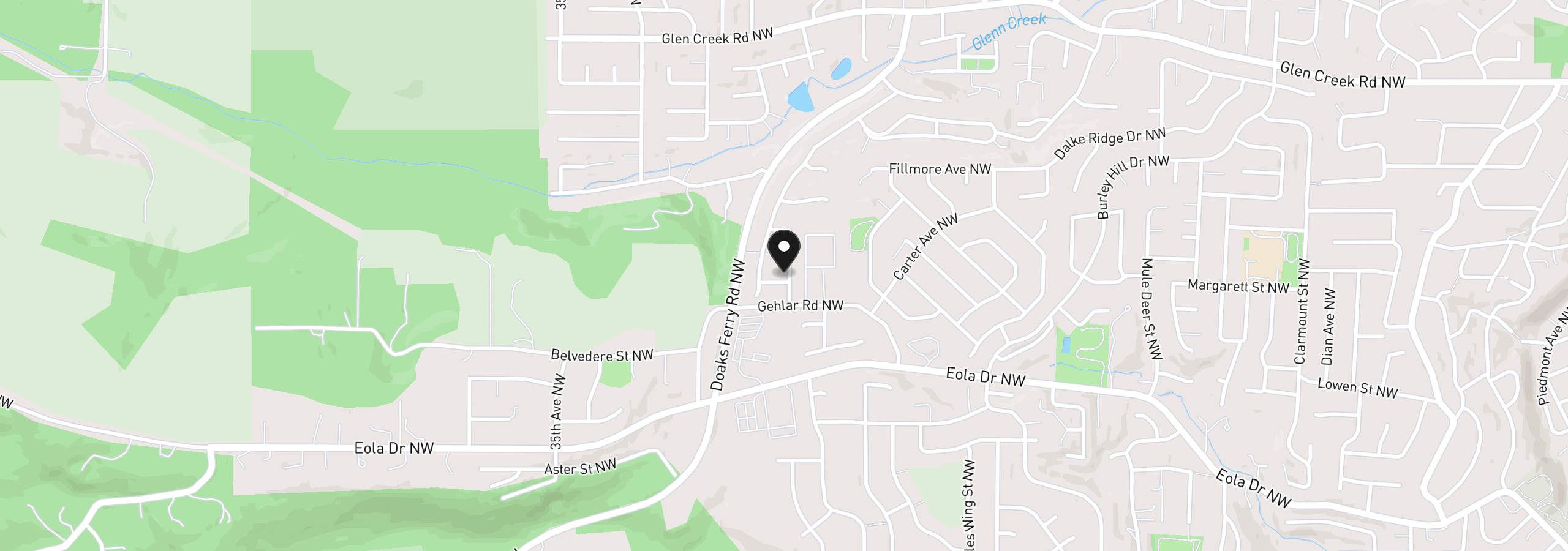 Map showing the location of 3107 Tannet Ave, Salem, OR 97304