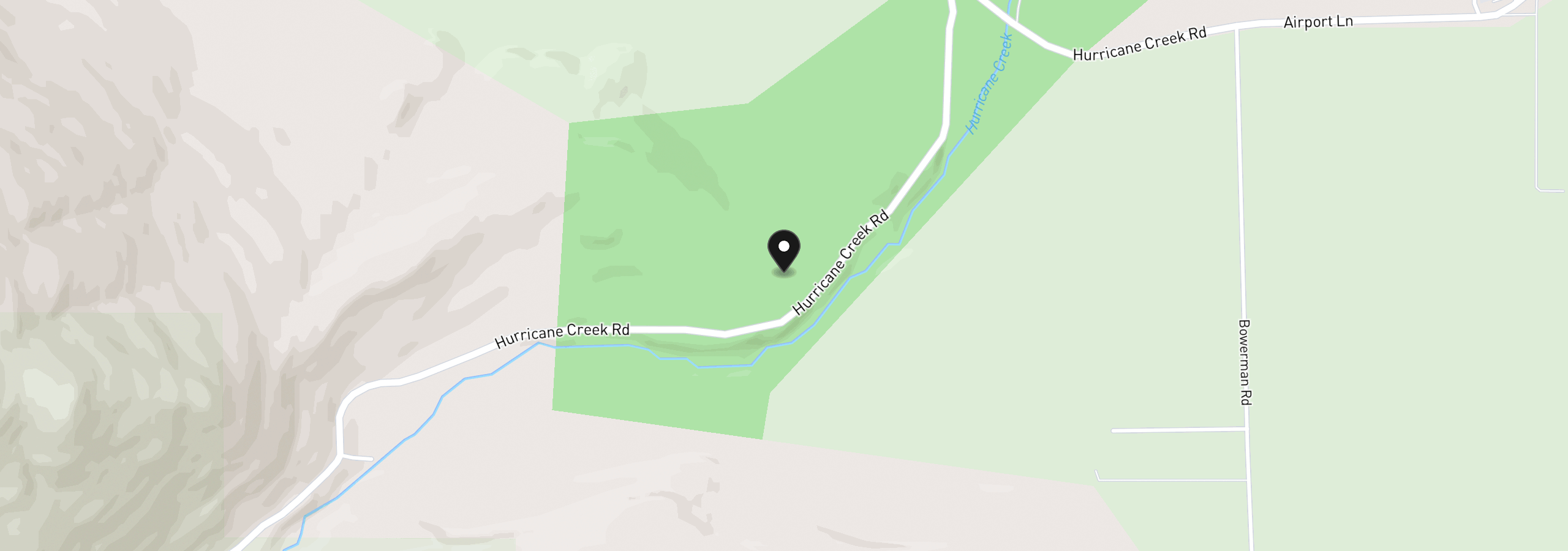 Map showing the location of 62730 Hurricane Creek Rd, Joseph, OR 97846