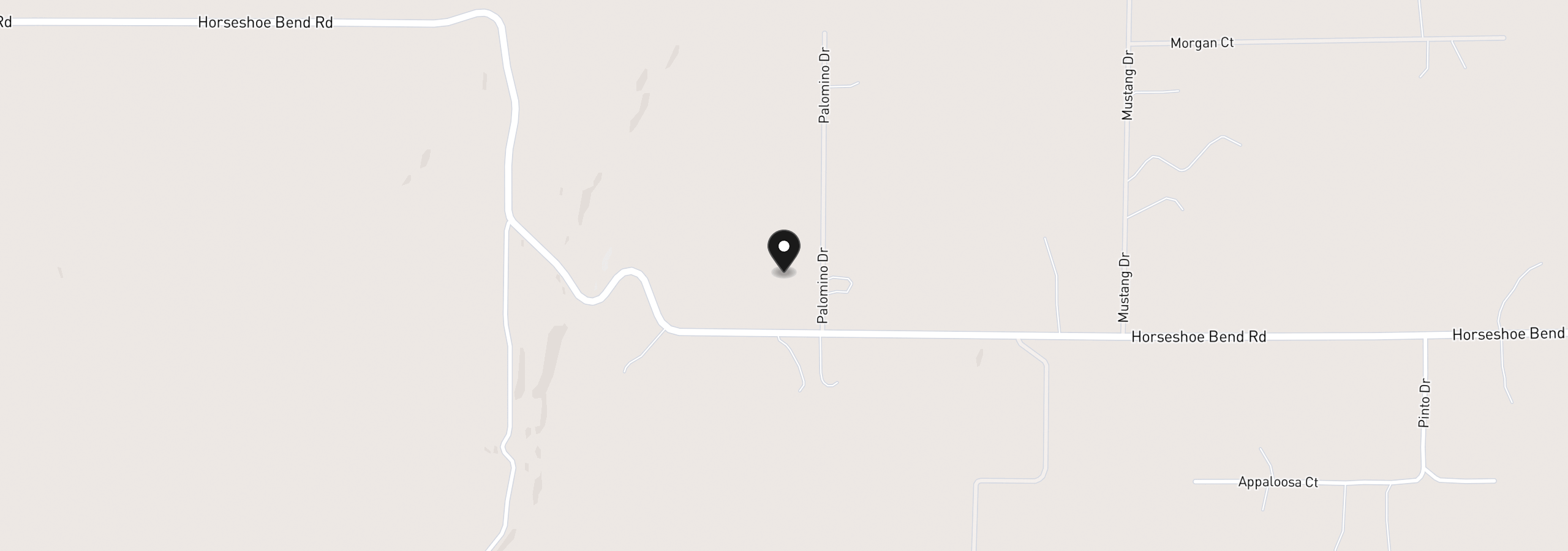 Map showing the location of 823 Horseshoe Bend Rd, Centerville, Wa 98613