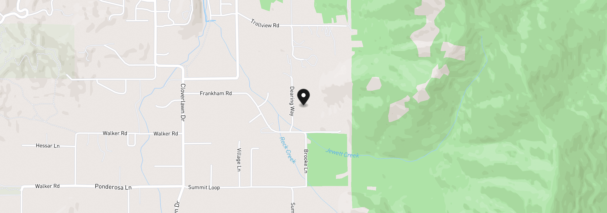 Map showing the location of 235 Dearing Way, Grants Pass, OR 97527