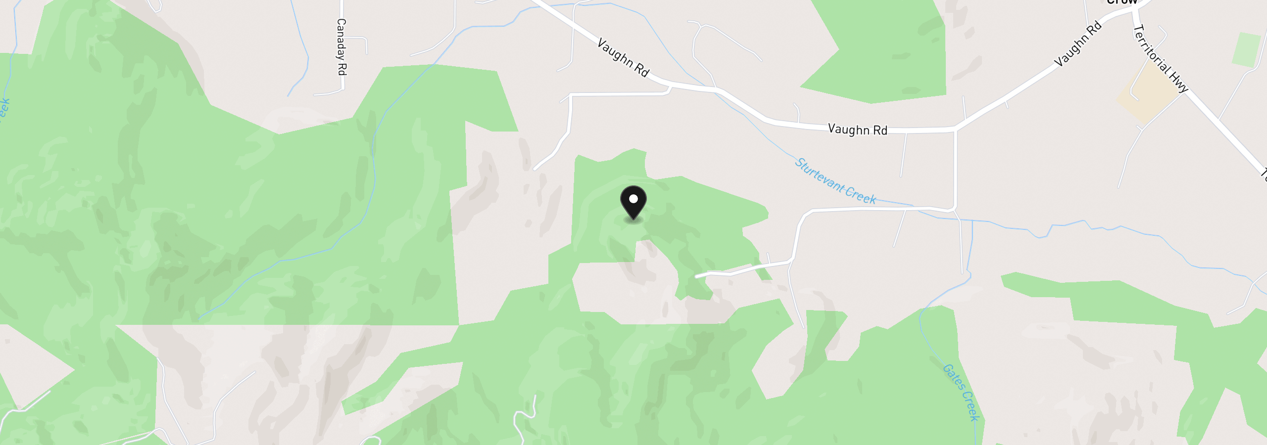 Map showing the location of 24977 Sturtevant Dr, Veneta, OR 97487