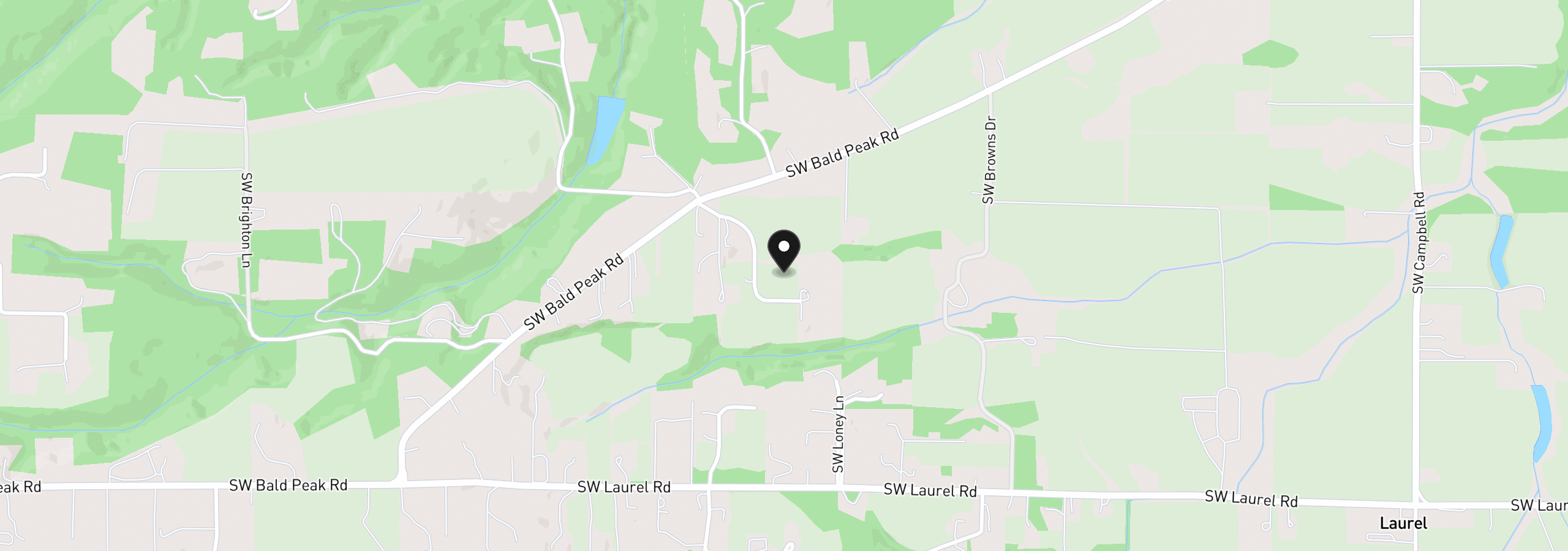 Map showing the location of 13328 SW Kleier Dr, Hillsboro, OR 97123