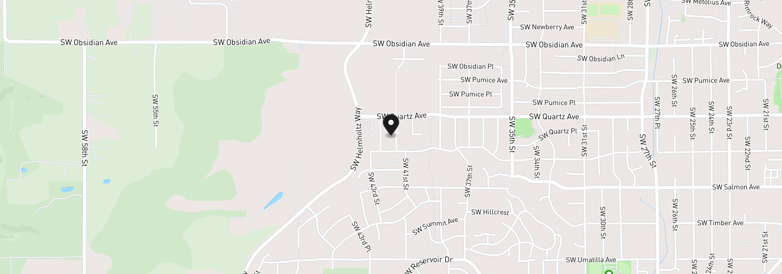 Map showing the location of 2021 SW 41st St, Redmond, OR 97756