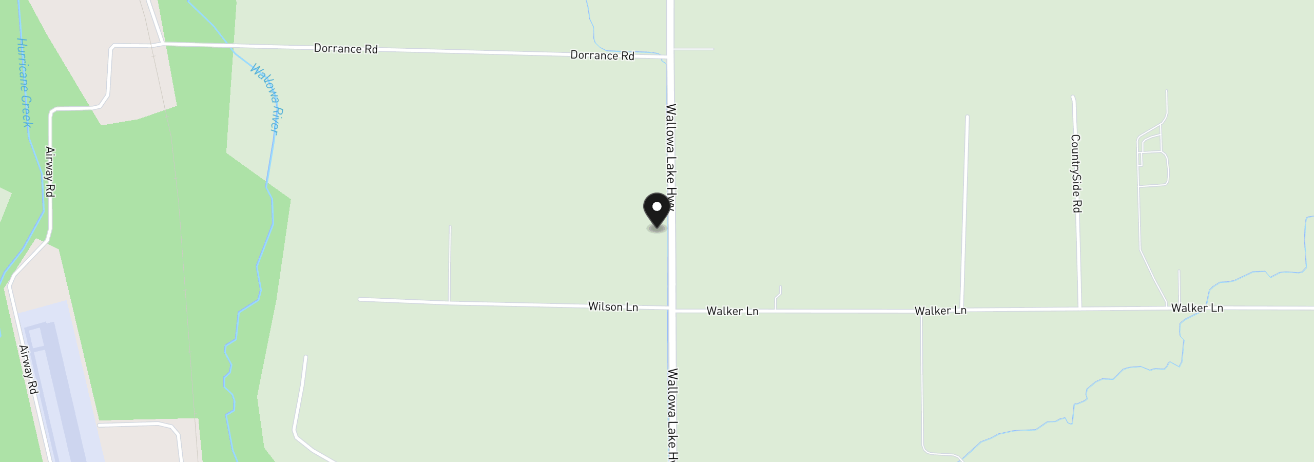 Map showing the location of 83014 Joseph Hwy, Joseph, OR 97846