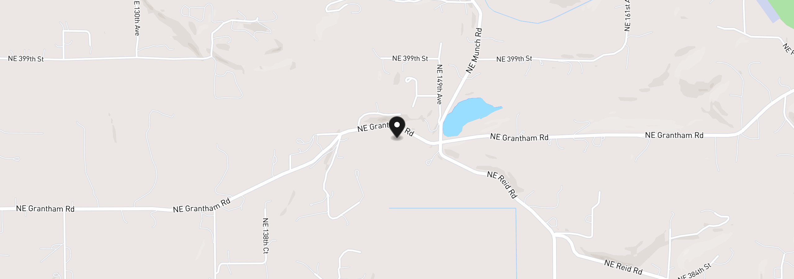 Map showing the location of 14801 NE Grantham Rd, Amboy, Wa 98601