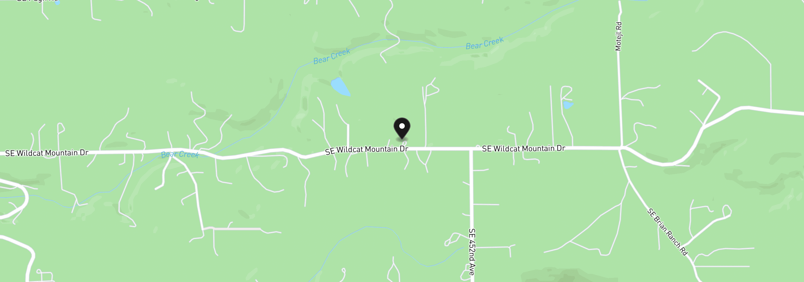 Map showing the location of 44751 SE Wildcat Mountain Dr, Sandy, OR 97055