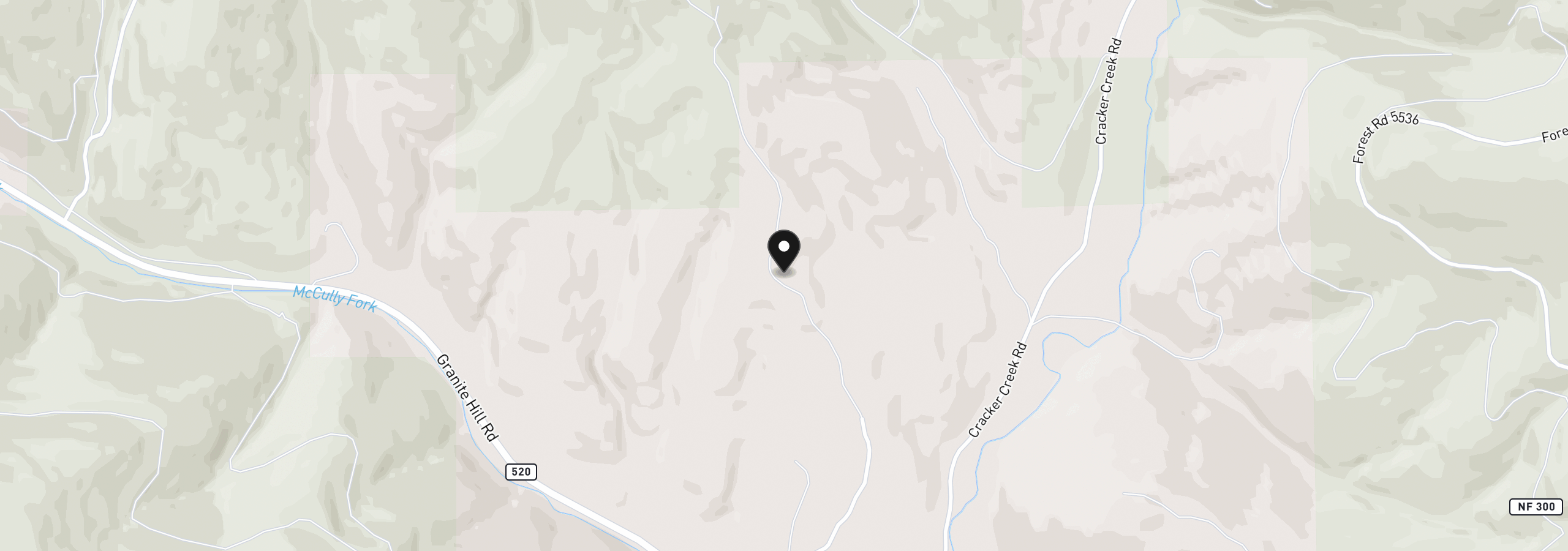 Map showing the location of Dewey, Sumpter, OR 97877