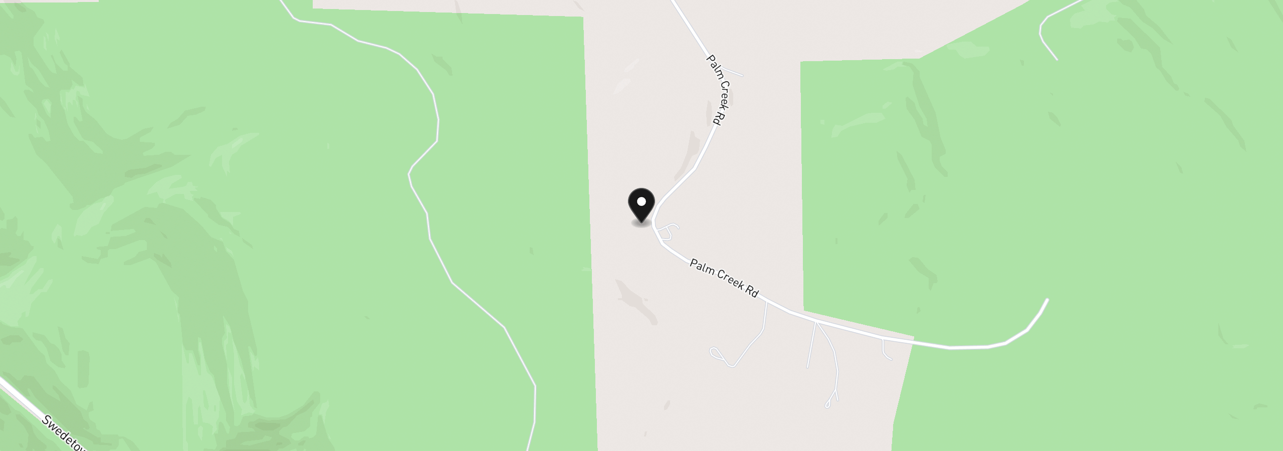 Map showing the location of 74853 Palm Creek Rd, Clatskanie, OR 97016