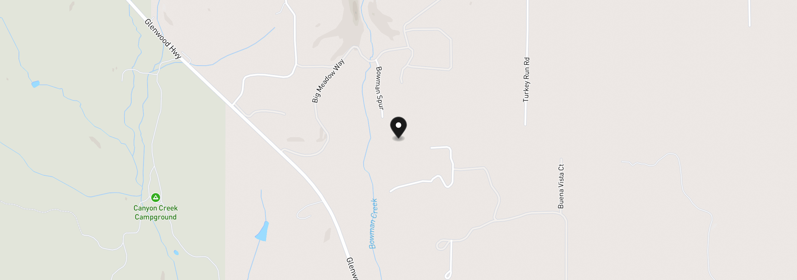 Map showing the location of Nka Wilderness Loop Rd, Goldendale, Wa 98620