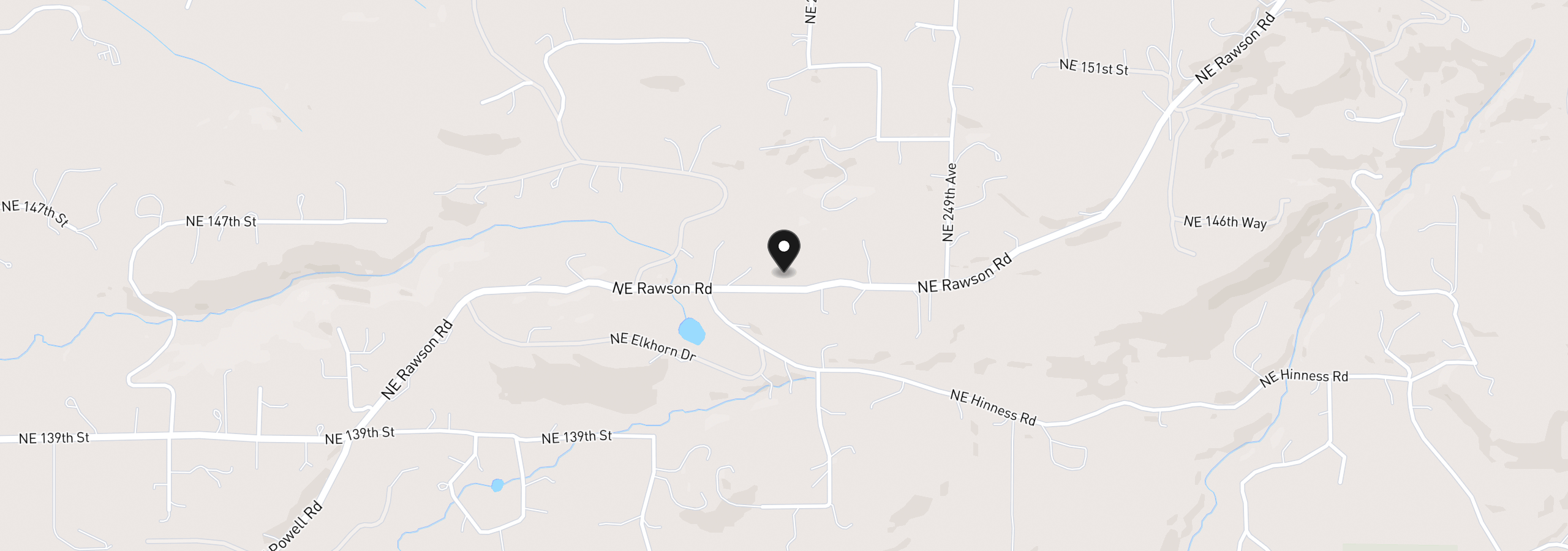 Map showing the location of 24406 NE Rawson Rd, Brush Prairie, Wa 98606