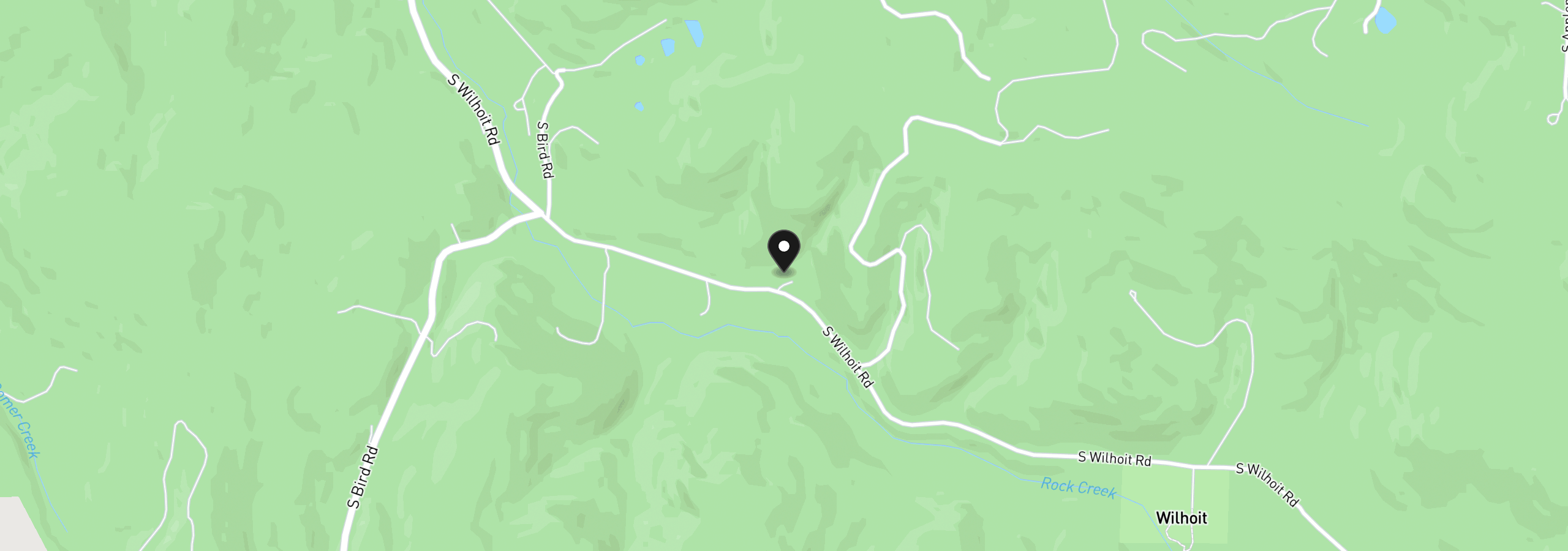 Map showing the location of 37886 S Wilhoit Rd, Molalla, OR 97038