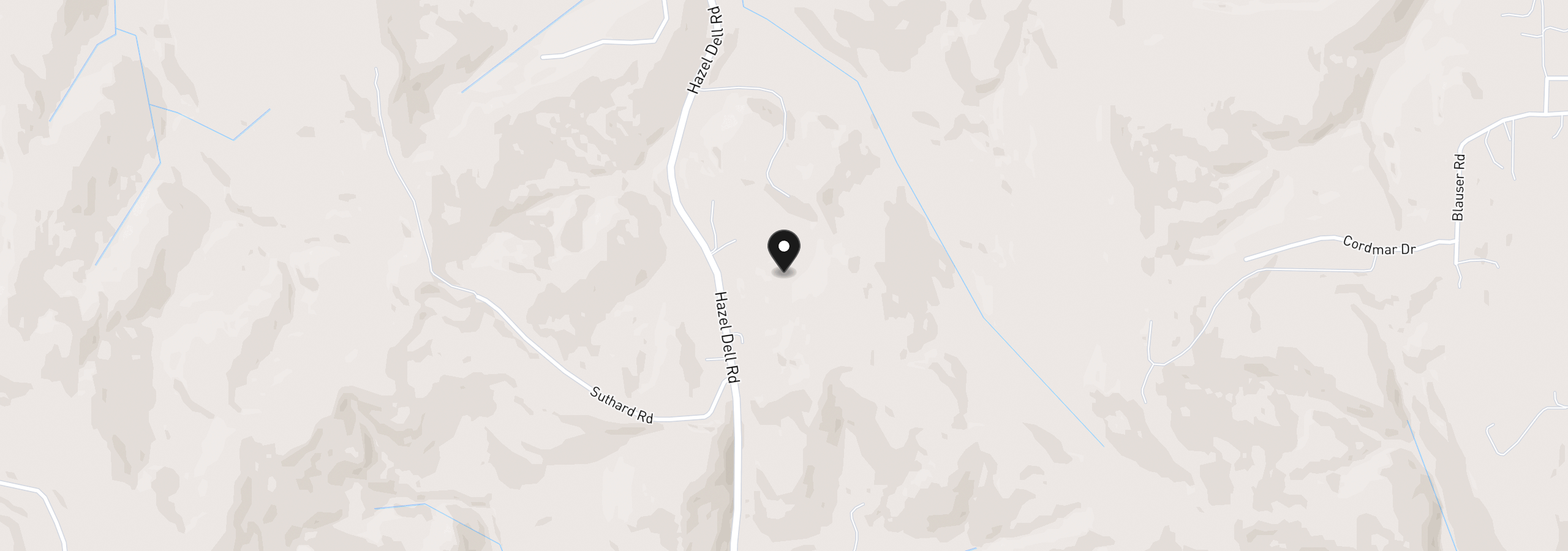 Map showing the location of 1854 Hazel Dell Rd Lot 1, Castle Rock, Wa 98611