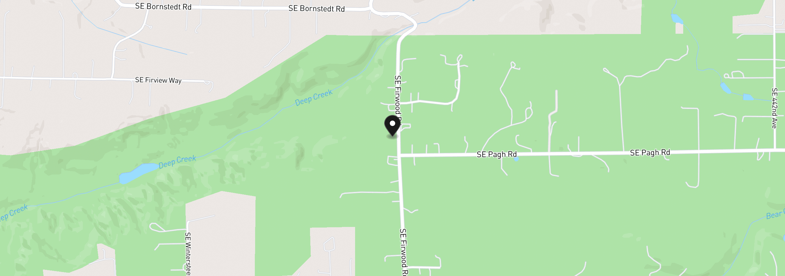 Map showing the location of 24315 SE Firwood Rd, Sandy, OR 97055