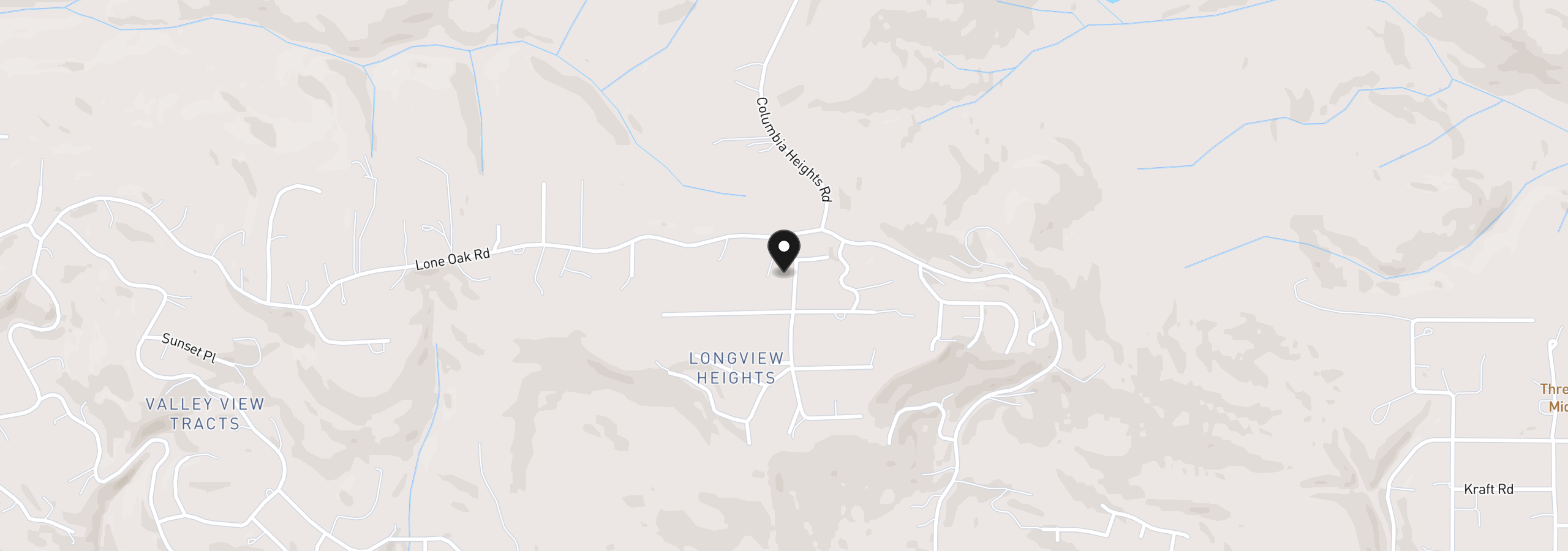 Map showing the location of 31 Cedar Gates Rd, Longview, Wa 98632