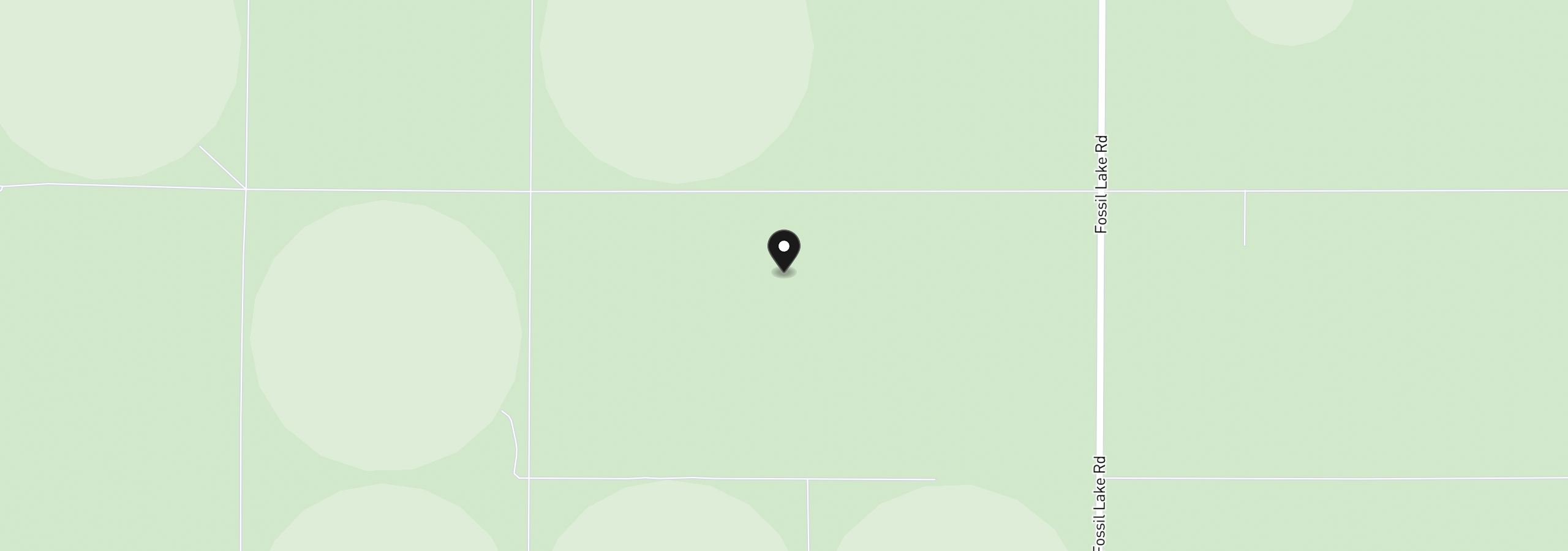 Map showing the location of 58936 Fossil Lake Rd, Christmas Valley, OR 97641