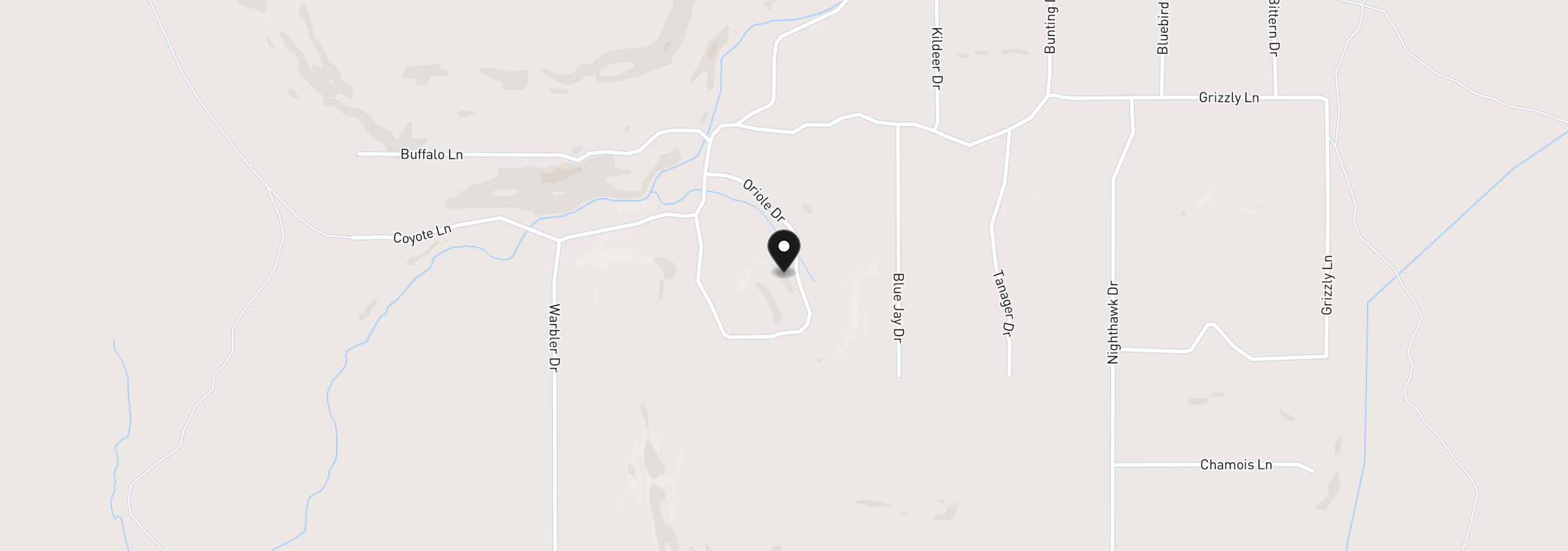 Map showing the location of Oriole Dr, Bonanza, OR 97623