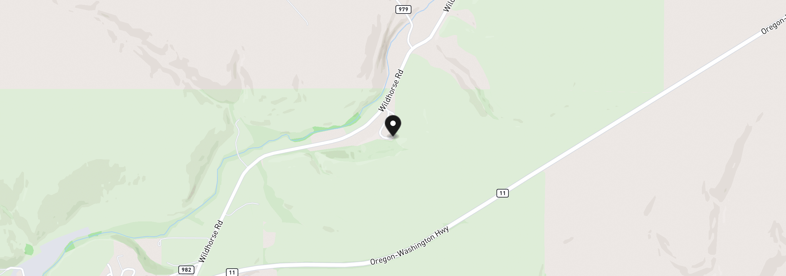 Map showing the location of 73877 Caldwell Ln, Pendleton, OR 97801