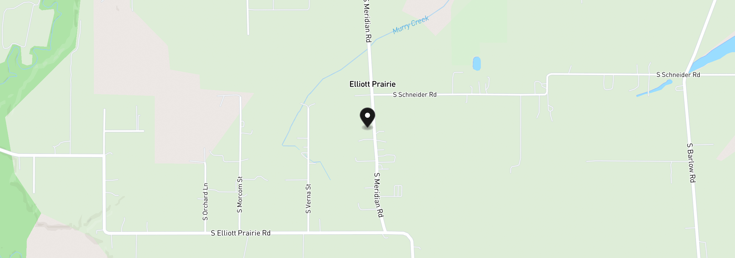 Map showing the location of 32697 S Meridian Rd, Woodburn, OR 97071