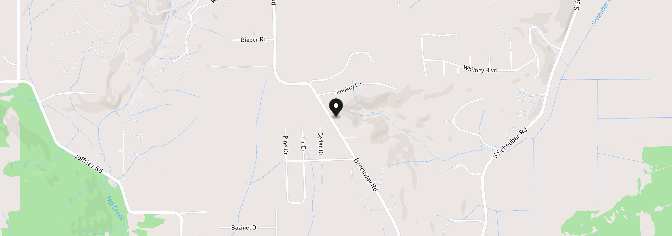 Map showing the location of 308 Brockway Rd, Chehalis, Wa 98532