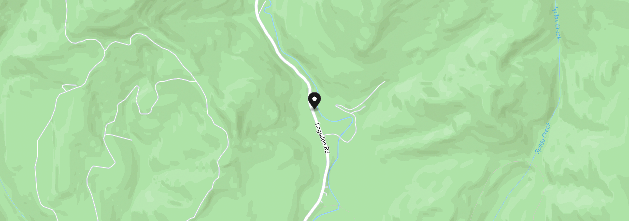 Map showing the location of 000 Logsden Rd, Blodgett, OR 97326