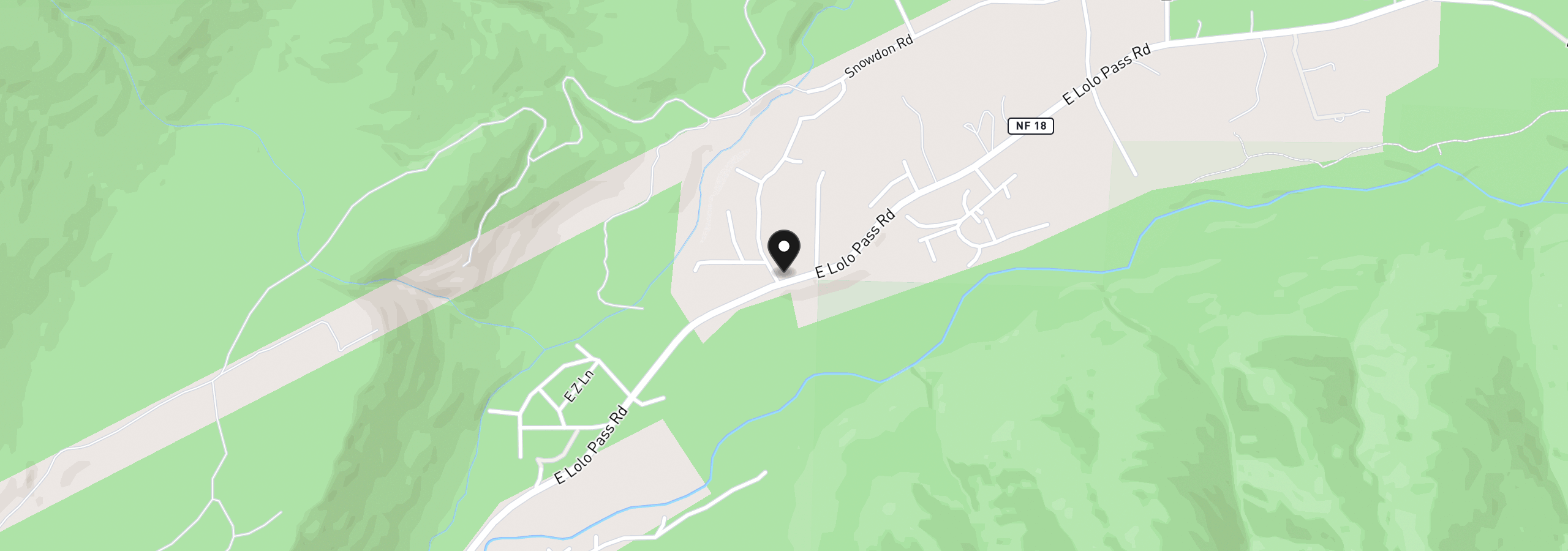 Map showing the location of 21490 E Briarwood Rd, Rhododendron, OR 97049