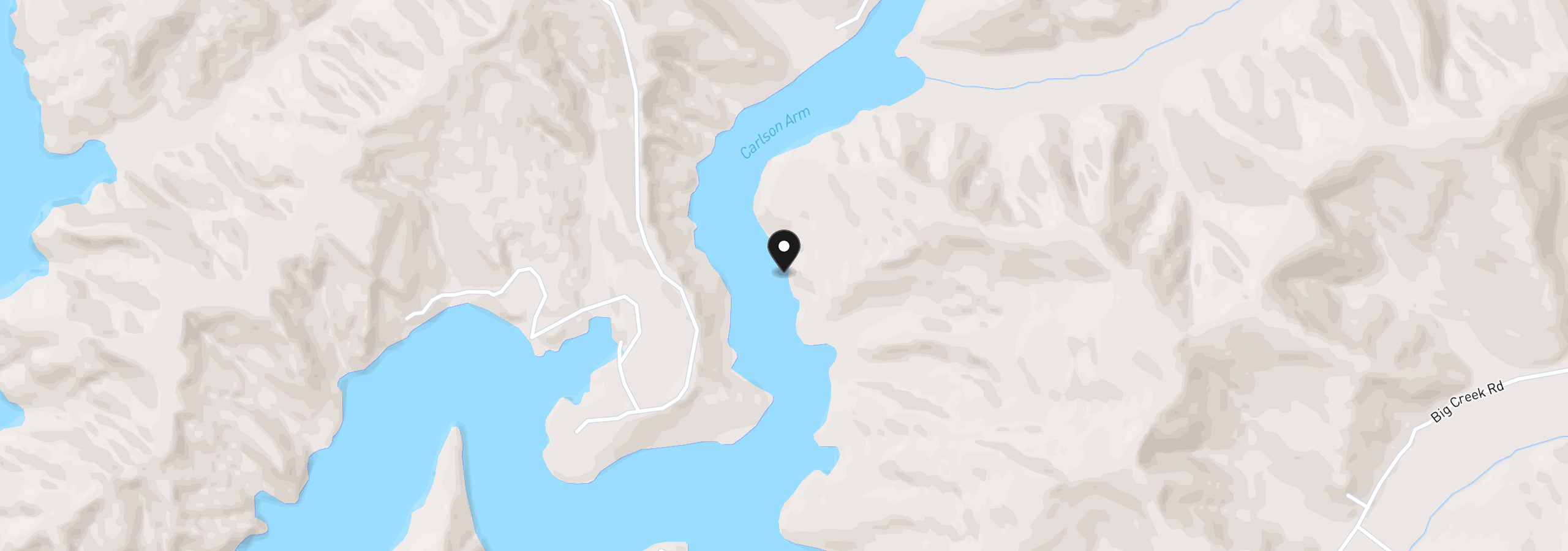 Map showing the location of 96015 Sunlake Ln, Lakeside, OR 97449