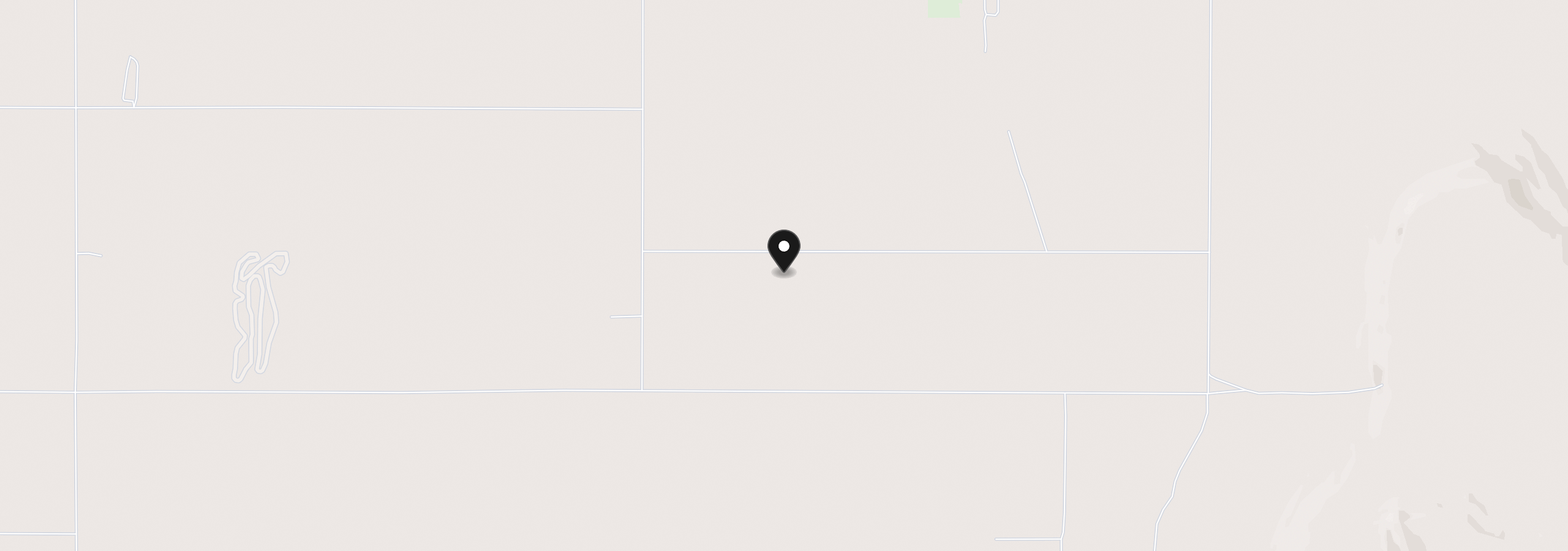 Map showing the location of S Fandango Rd 200,100, Christmas Valley, OR 97641
