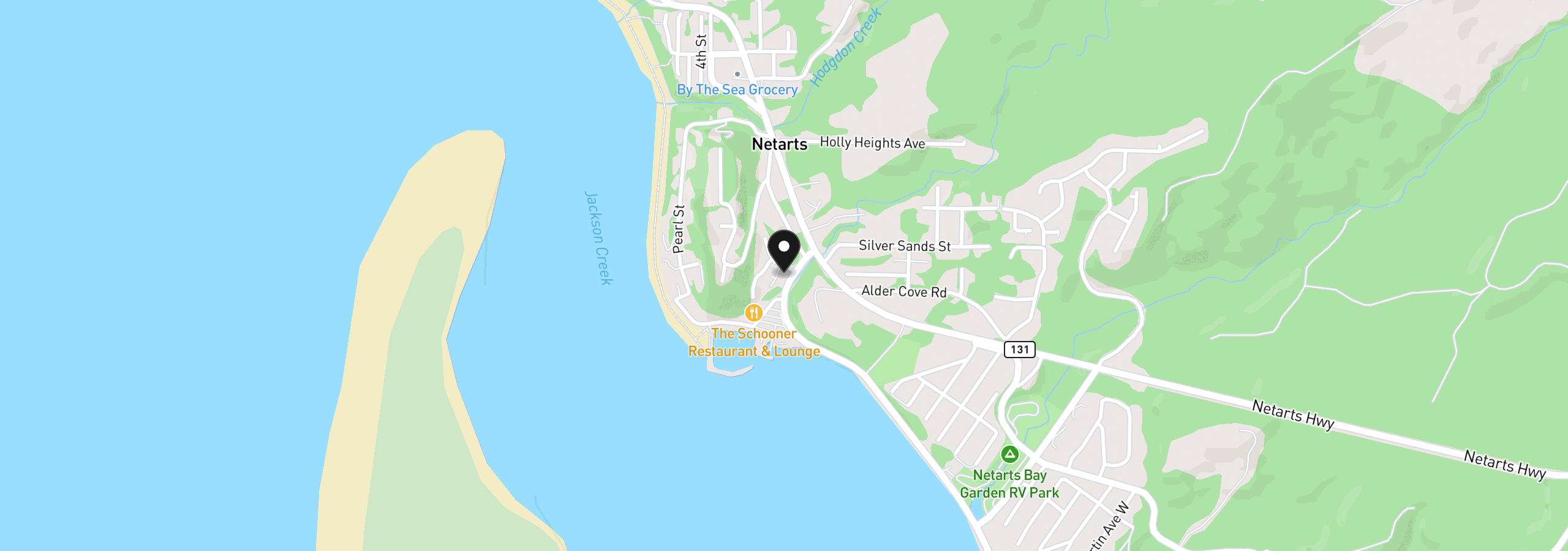 Map showing the location of 1980 Spyglass Ct, Tillamook, OR 97141