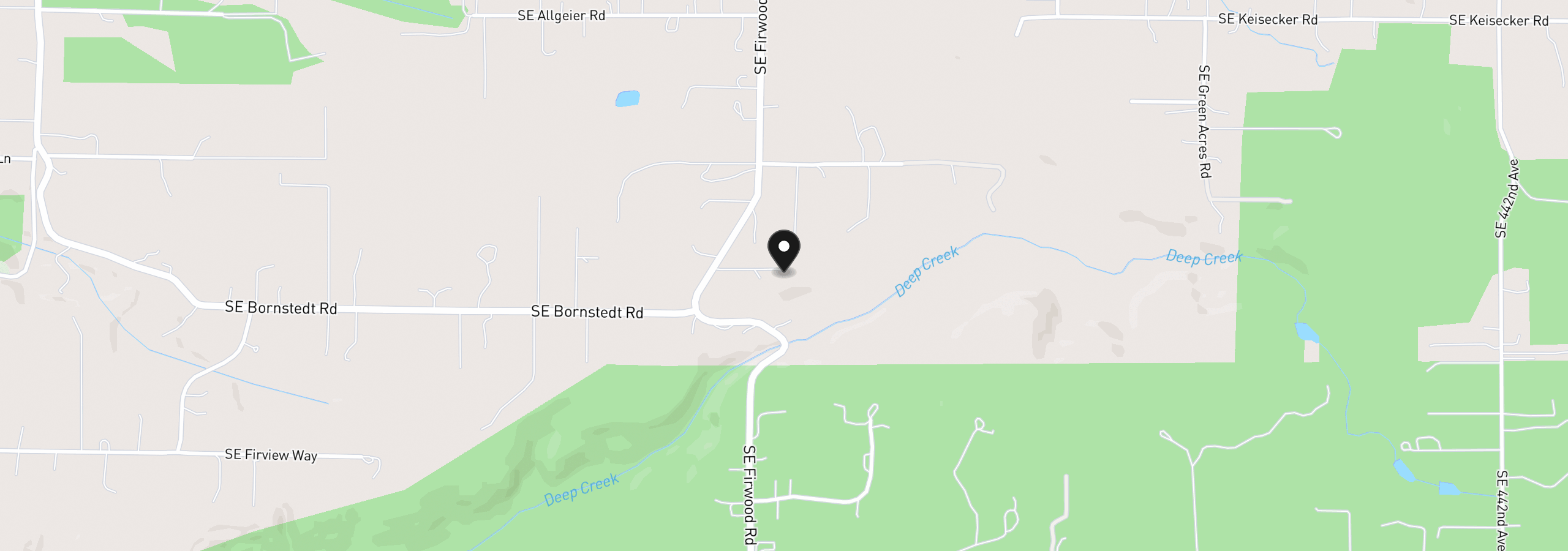 Map showing the location of 23320 SE Firwood Rd, Sandy, OR 97055