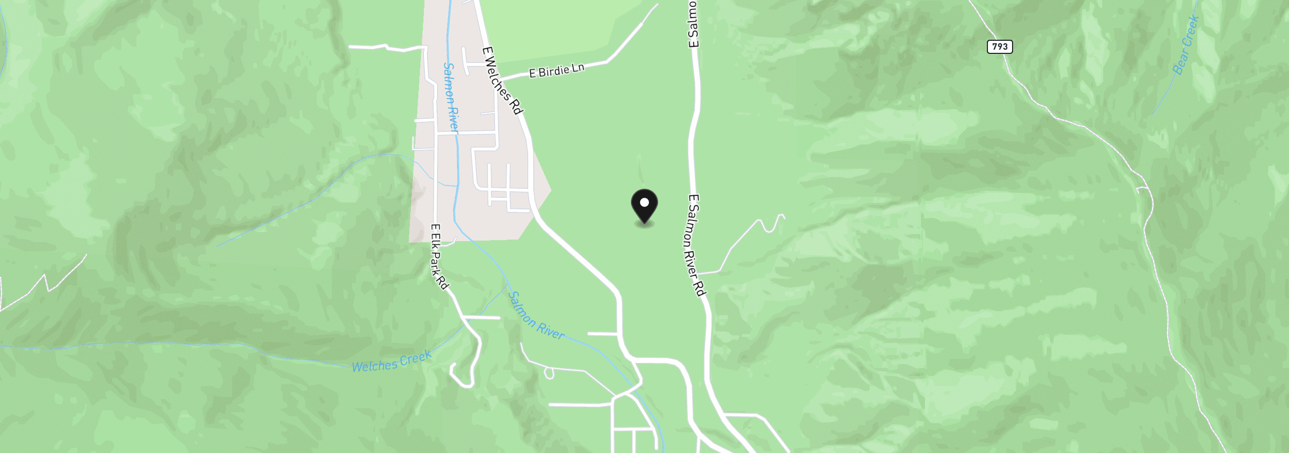 Map showing the location of 27420 E Welches Rd, Welches, OR 97067