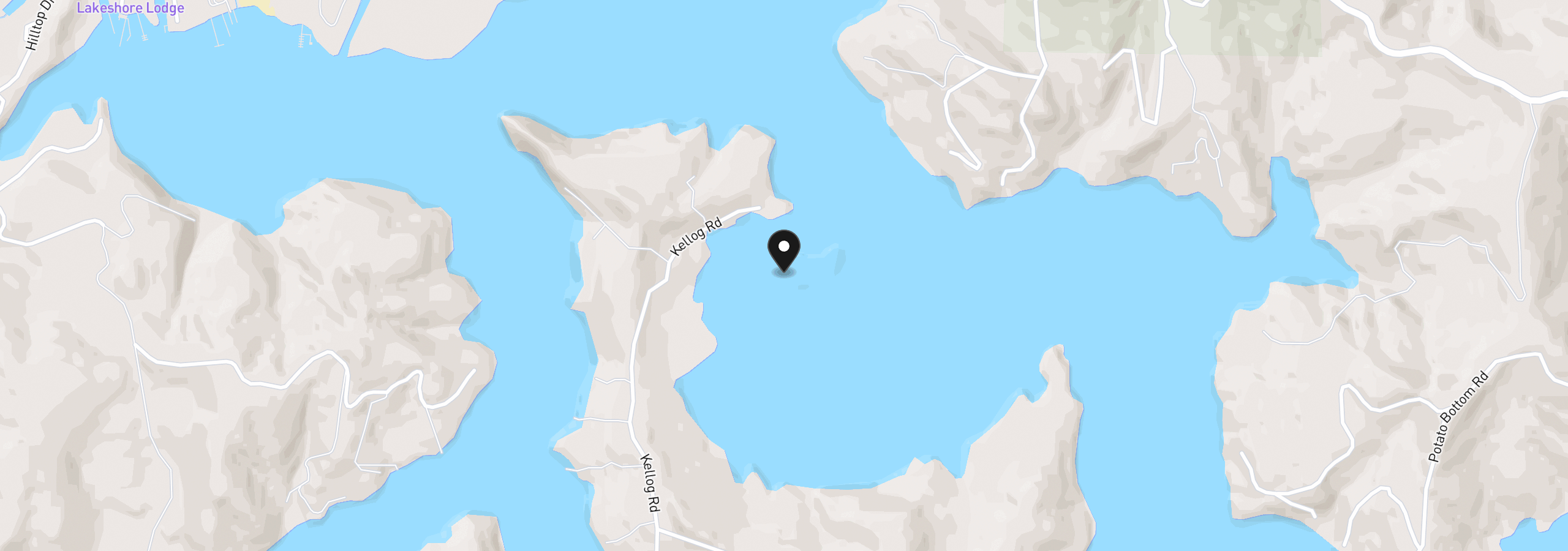 Map showing the location of 3139 S Tenmile Lk, Lakeside, OR 97449