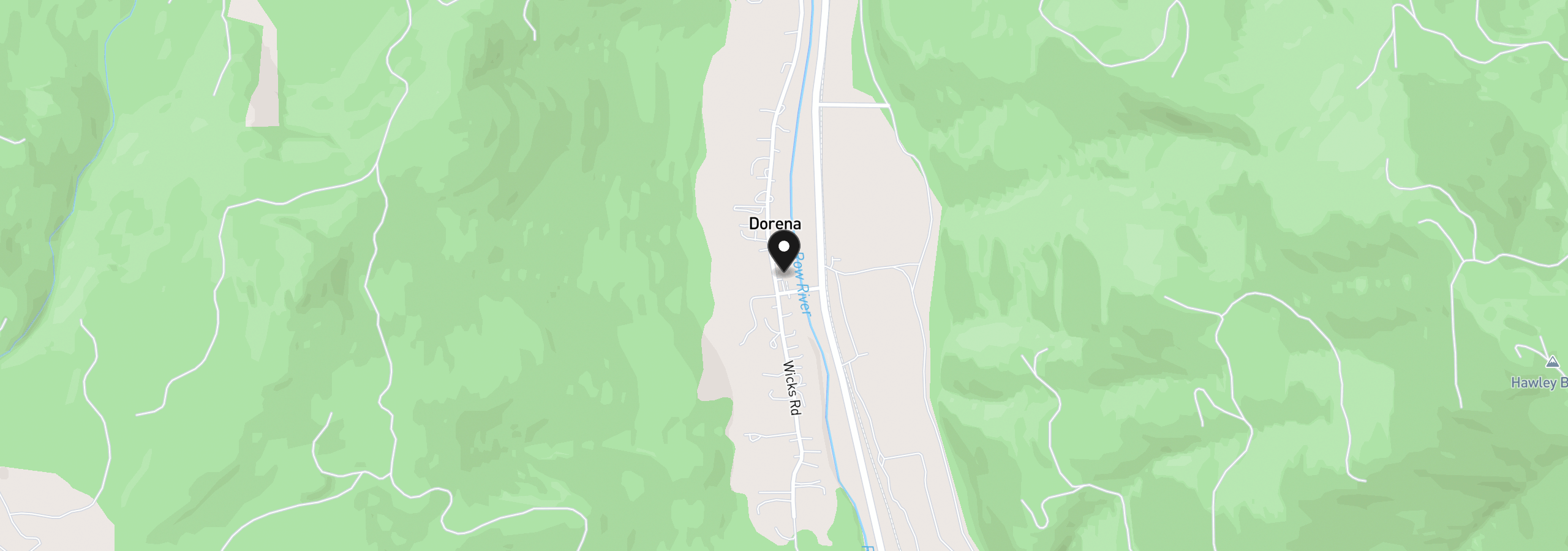 Map showing the location of 75711 Booth Kelly Camp Rd, Dorena, OR 97434
