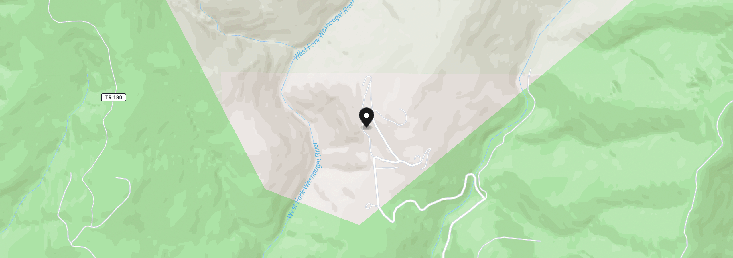 Map showing the location of Snag Mountain Rd, Washougal, Wa 98671