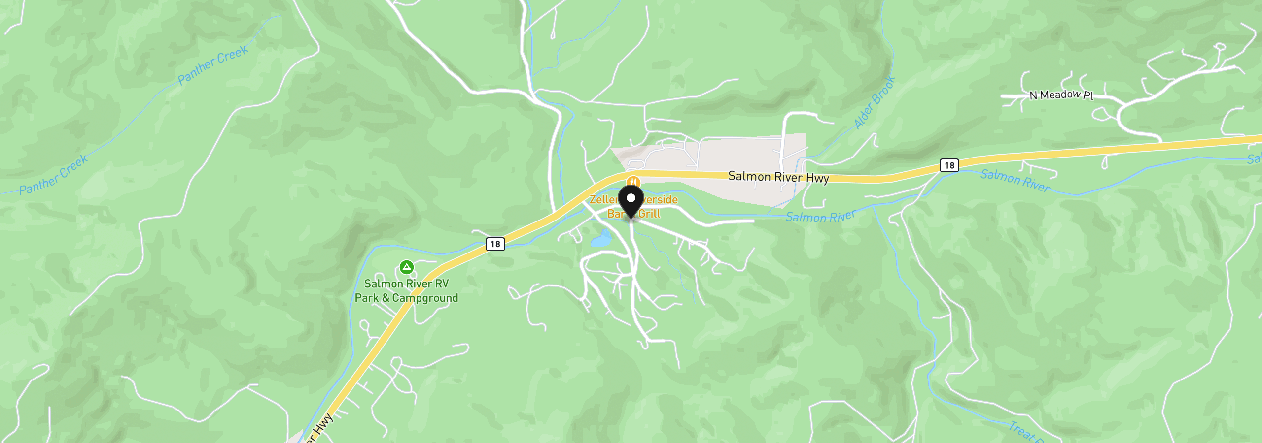 Map showing the location of 34 N Labsch St, Otis, OR 97368
