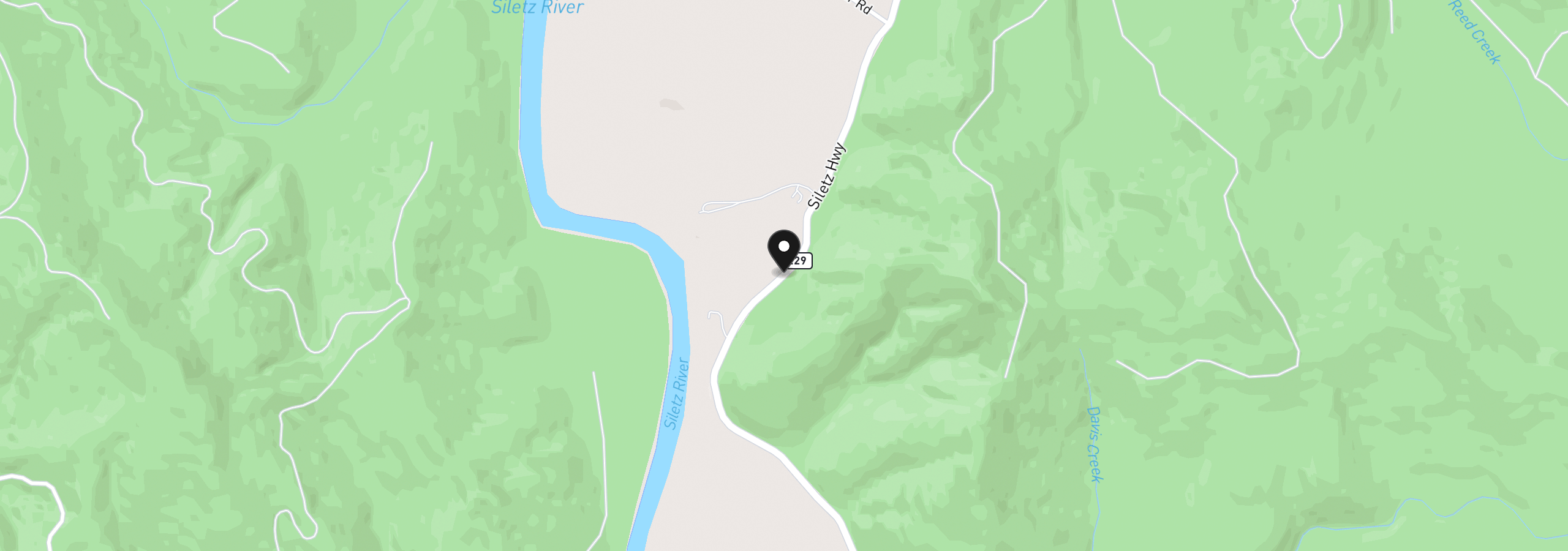 Map showing the location of 9860 Siletz Hwy, Lincoln City, OR 97367